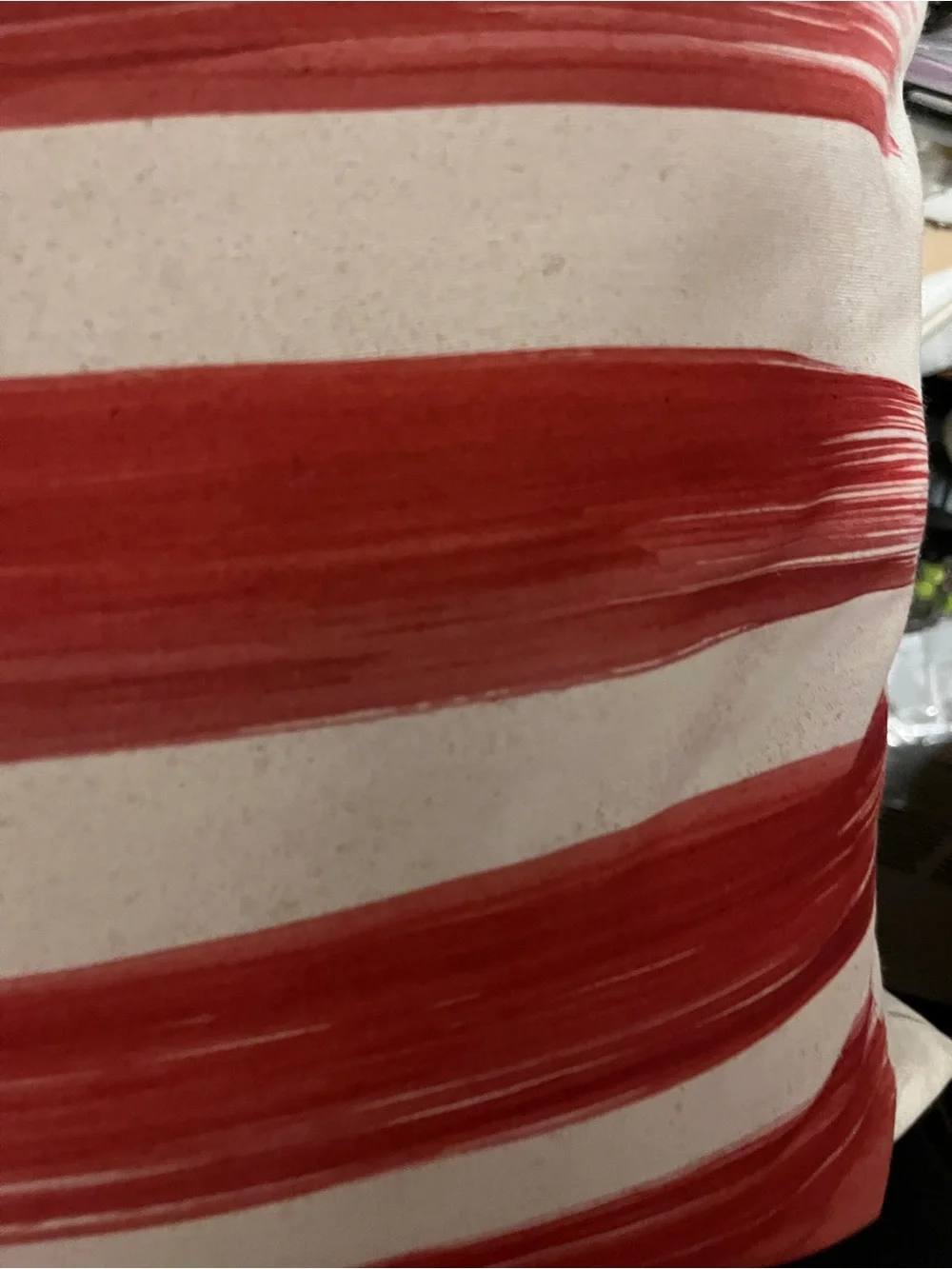 Pottery Barn Set of 2 American Flag Lumbar Pillows 24x14 Discontinued Patriotic